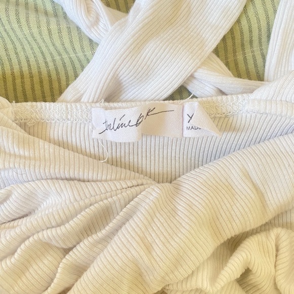 White vintage twist tank top - Picture 3 of 3